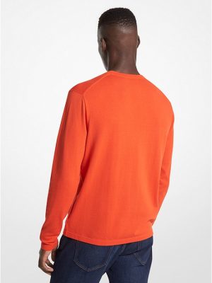 Tricot col rond en jersey de coton
