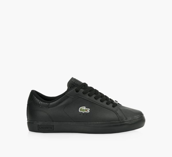 Espadrille Court Cage en cuir synthétique noir
