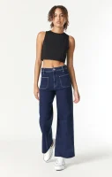 Jeans Mavi Paloma Marine Taille Haute M1010338-84789