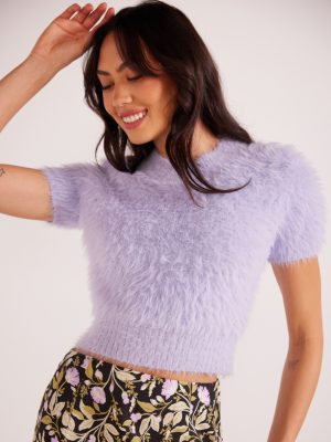 Haut en tricot moelleux Maisie MinkPink MG2401803