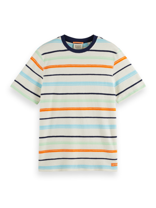 T-shirt rayé structuré Scotch & Soda 175577