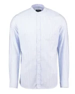 Chemise tissée à col cheminée Jan  S41301