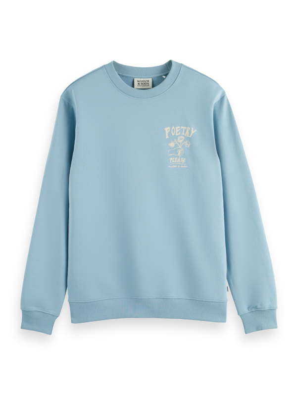 SWEAT-SHIRT À ILLUSTRATION SUR LA POITRINE 	 178453