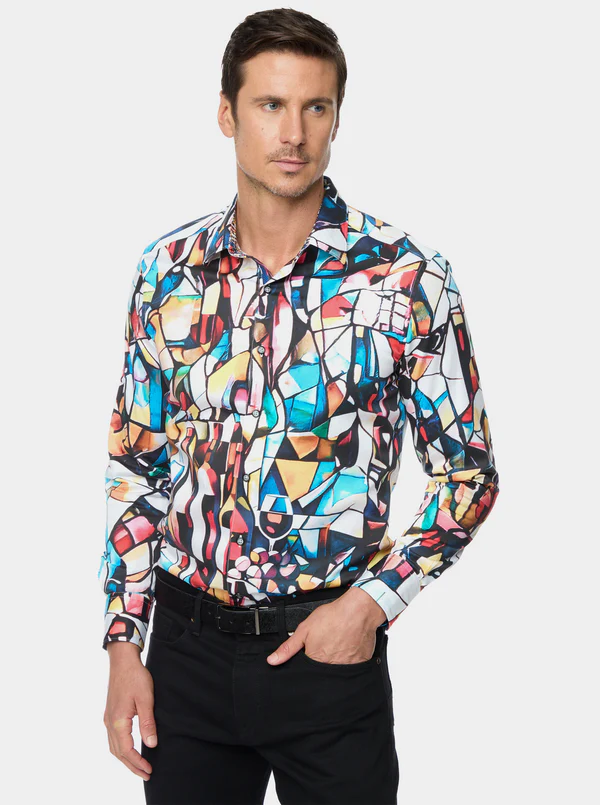 Chemise Robert Graham  Mosaic Mixer