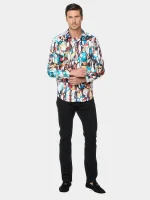 Chemise Robert Graham  Mosaic Mixer