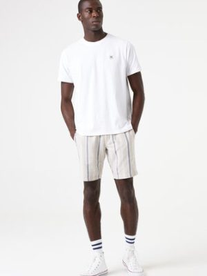 Short Garcia chino rayé