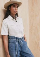 Jean Levi's XL Baggy Straight en lin et denim