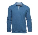 Chandail Ethnic Blue Polo Signature