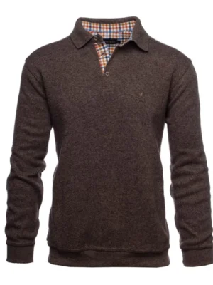 Chandail Ethnic Blue Polo-Shirt Signature