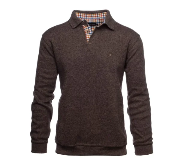 Chandail Ethnic Blue Polo-Shirt Signature