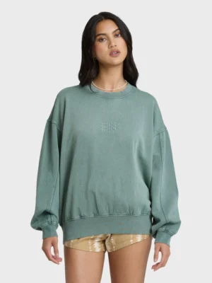Coton ouaté Billabong à col rond  Bleached Out Kendal 24B461612