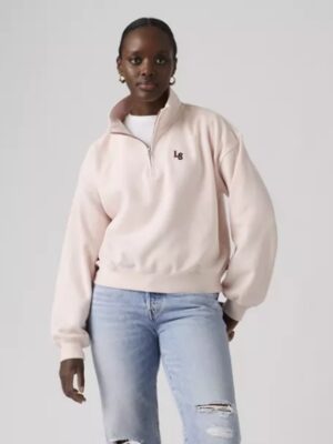 Coton ouaté 1/4 Levi's vintage à fermeture éclair 005GS-0004