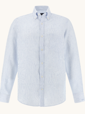Chemise rayée en lin Paul & Shark Soffio Linen 26413076CF