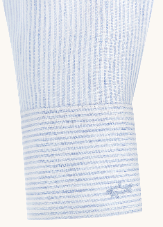 Chemise rayée en lin Paul & Shark Soffio Linen 26413076CF