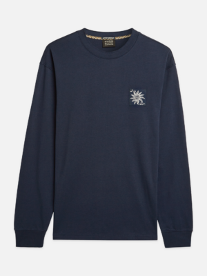 T-Shirt à manches longues Scotch & Soda Back Artwork 182324