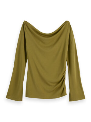 T-shirt à manches longues Scotch & Soda Drapey Modal U9B01105T