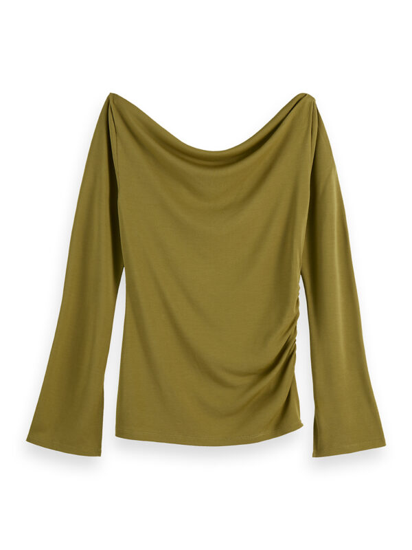 T-shirt à manches longues Scotch & Soda Drapey Modal U9B01105T