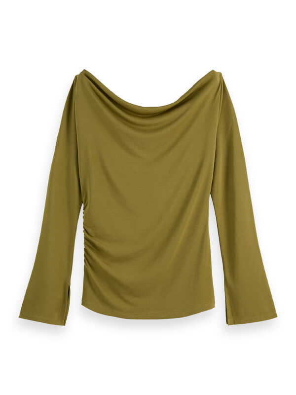 T-shirt à manches longues Scotch & Soda Drapey Modal U9B01105T