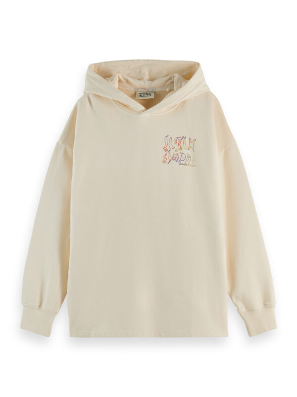 Coton ouaté à capuche Scotch & Soda Washed Artwork U9E01113T