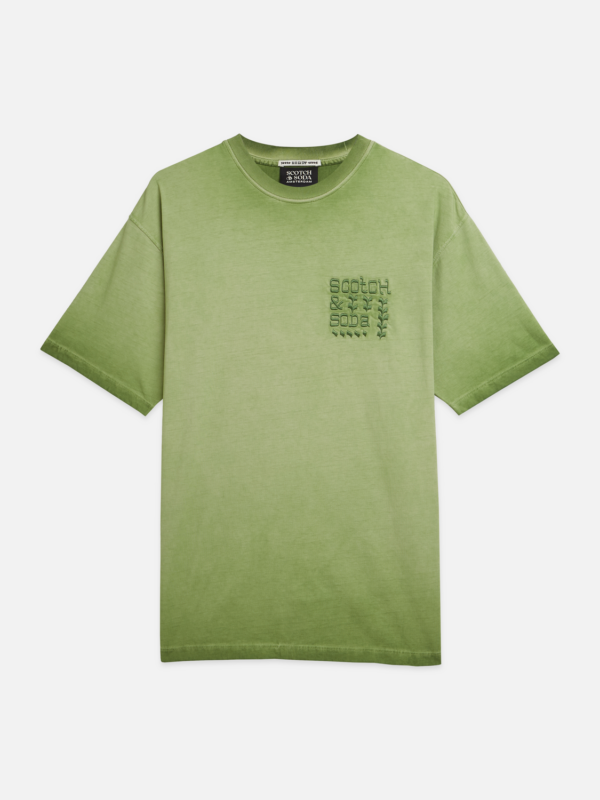 T-shirt coupe décontractée Scotch & Soda Embroidered Artwork 182296