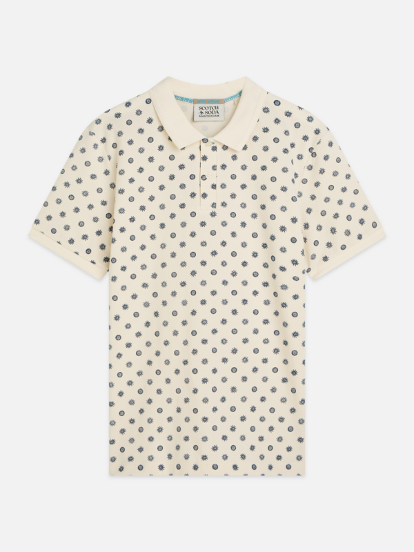 Polo coupe régulière Scotch & Soda Micro Printed 182266