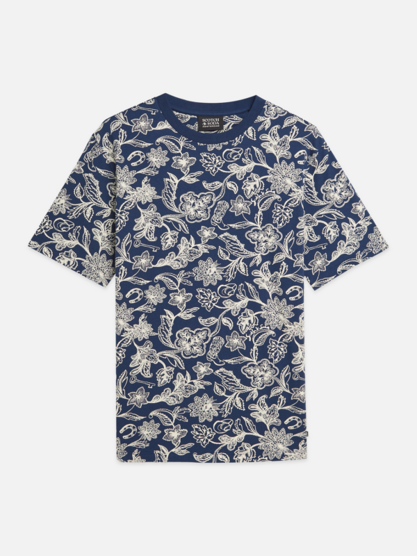 T-shirt coupe régulière Scotch & Soda Printed 182291