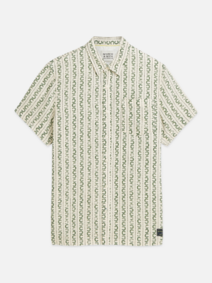 Chemise à manches courtes Scotch & Soda Printed Linen 182244