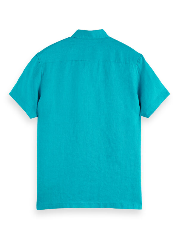 Chemise en lin à manches courtes Scotch & Soda 184341