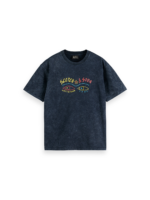 T-shirt Scotch & Soda Front Artwork  Snow-Washed 183199