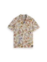 Chemise à manches courtes Scotch & Soda Printed Viscose 182242