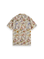 Chemise à manches courtes Scotch & Soda Printed Viscose 182242