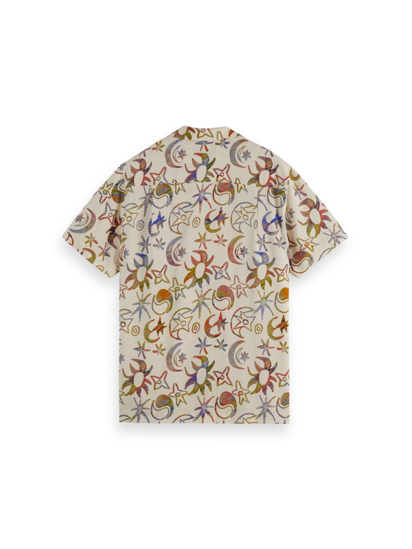 Chemise à manches courtes Scotch & Soda Printed Viscose 182242