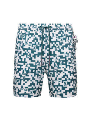 Maillot Psycho Bunny Josh All Over Buny Swim Trunk