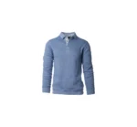 Polo en tricot à longues manches Ethnic Blue Polo en tricot à manches longues Ethnic Blue 5980P