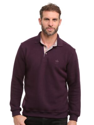 Polo en tricot à manches longues Ethnic Blue 5980P