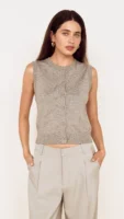 Gilet en tricot Mink Pink Etta MG2603808