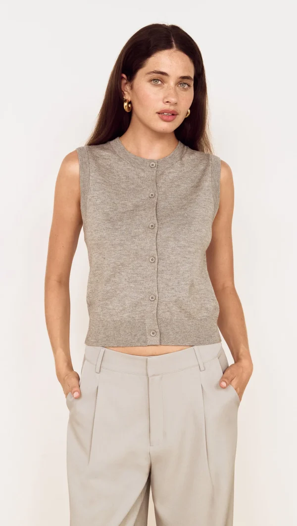 Gilet en tricot Mink Pink Etta MG2603808