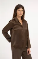 Blouse satinée Yaya 01701425-610