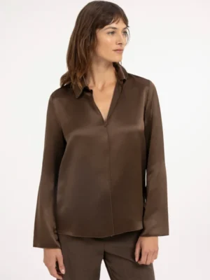 Blouse satinée Yaya 01701425-610