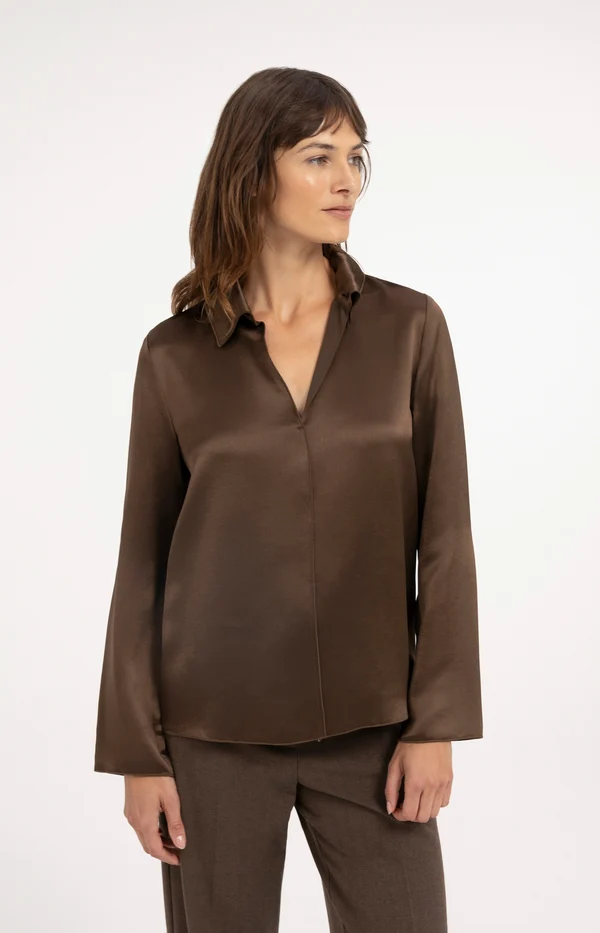 Blouse satinée Yaya 01701425-610