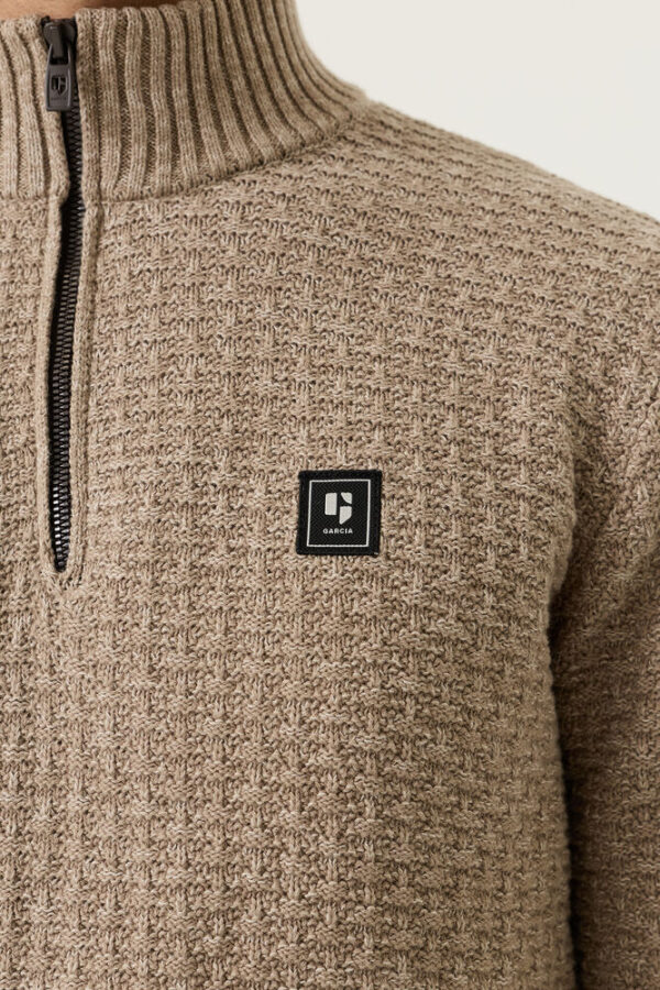 Tricot demi-zip Garcia V261250